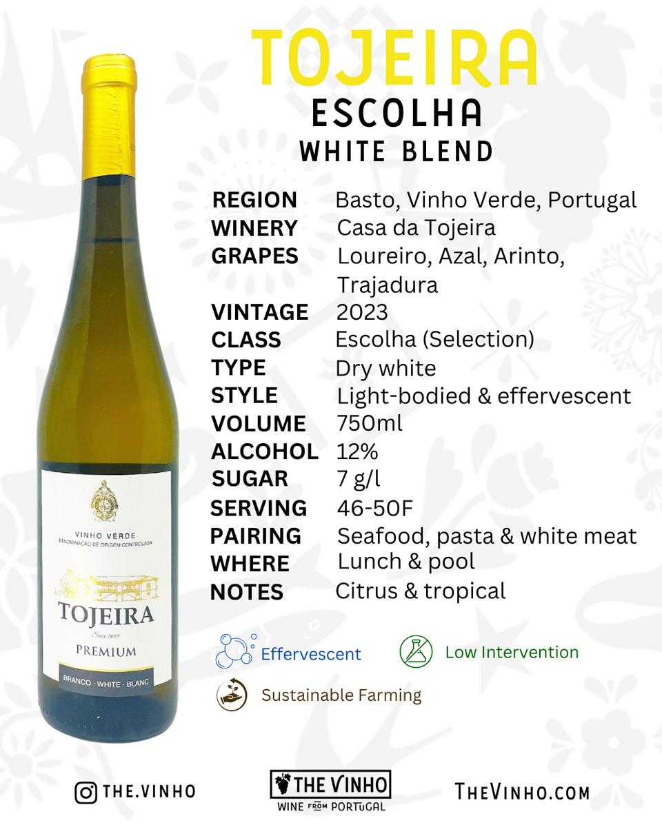 Casa da Tojeira 'Tojeira' Escolha White Blend 2023 - The Vinho