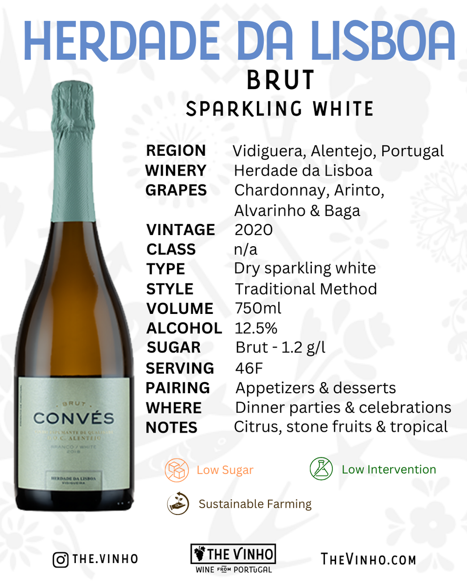 Herdade da Lisboa 'Convés' Sparkling White 2020 - The Vinho