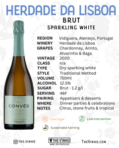 Herdade da Lisboa 'Convés' Sparkling White 2020 - The Vinho