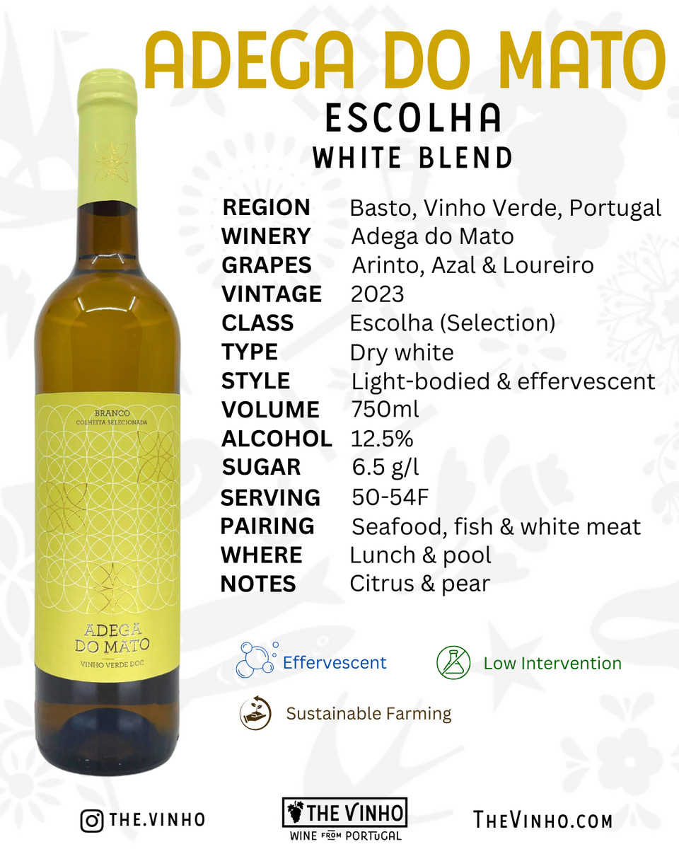 Adega do Mato Escolha White Blend 2023 - The Vinho