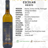 Adega do Mato Escolha Arinto White 2023 - The Vinho