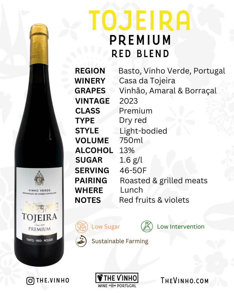 Casa da Tojeira 'Tojeira' Premium Red Blend 2023 - The Vinho