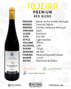 Casa da Tojeira 'Tojeira' Premium Red Blend 2023 - The Vinho
