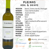 Casa Santa Eulália 'Plainas' Azal & Arinto White 2024 - The Vinho
