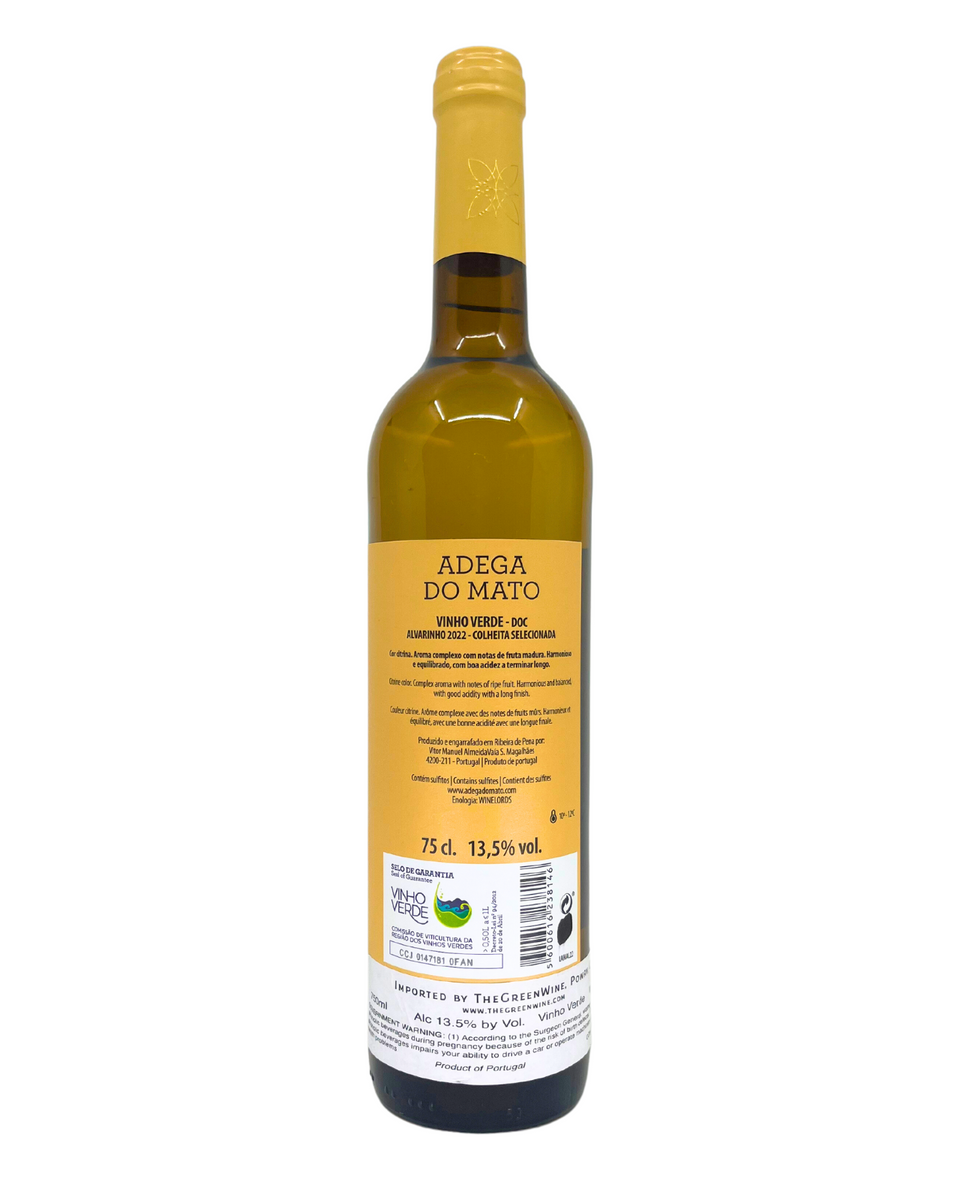 Adega do Mato Colheita Selecionada Alvarinho White 2022 - The Green Wine