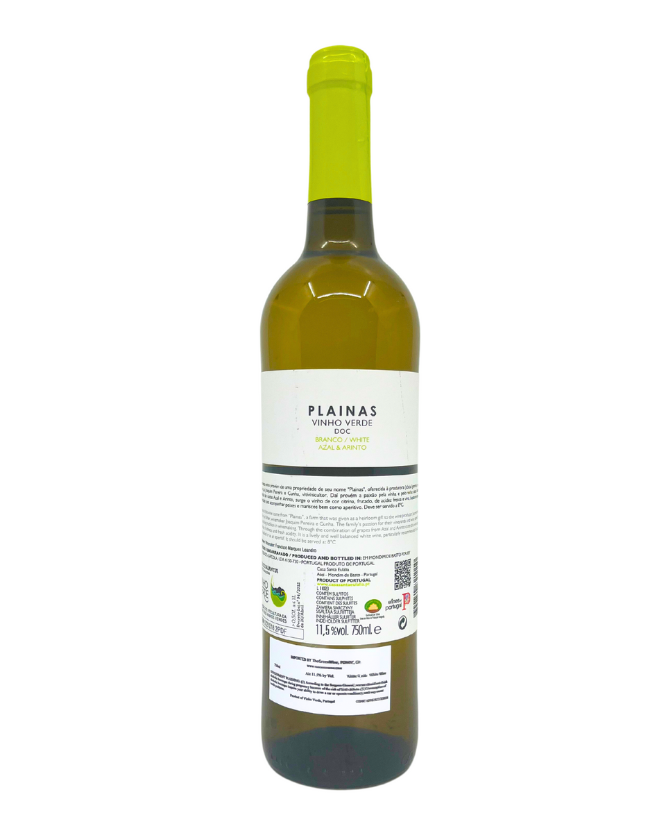 Casa Santa Eulália 'Plainas' Azal & Arinto White 2023 - The Vinho