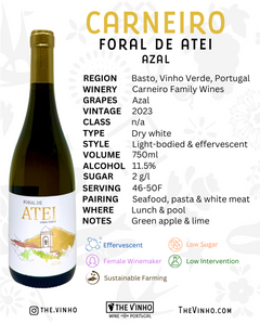 Carneiro 'Foral de Atei' Azal 2023 - The Vinho