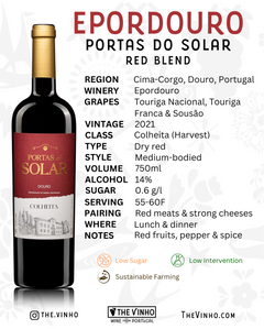 Epordouro 'Portas do Solar' Colheita Red Blend 2021 - The Vinho