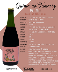 Quinta do Tamariz Pét-Nat Touriga Nacional Rosé 2022 - The Vinho