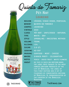 Quinta do Tamariz Pét-Nat Loureiro White 2021 - The Green Wine