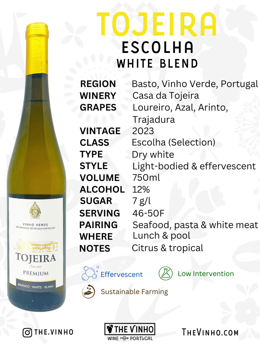 Casa da Tojeira 'Tojeira' Escolha White Blend 2023 - The Vinho
