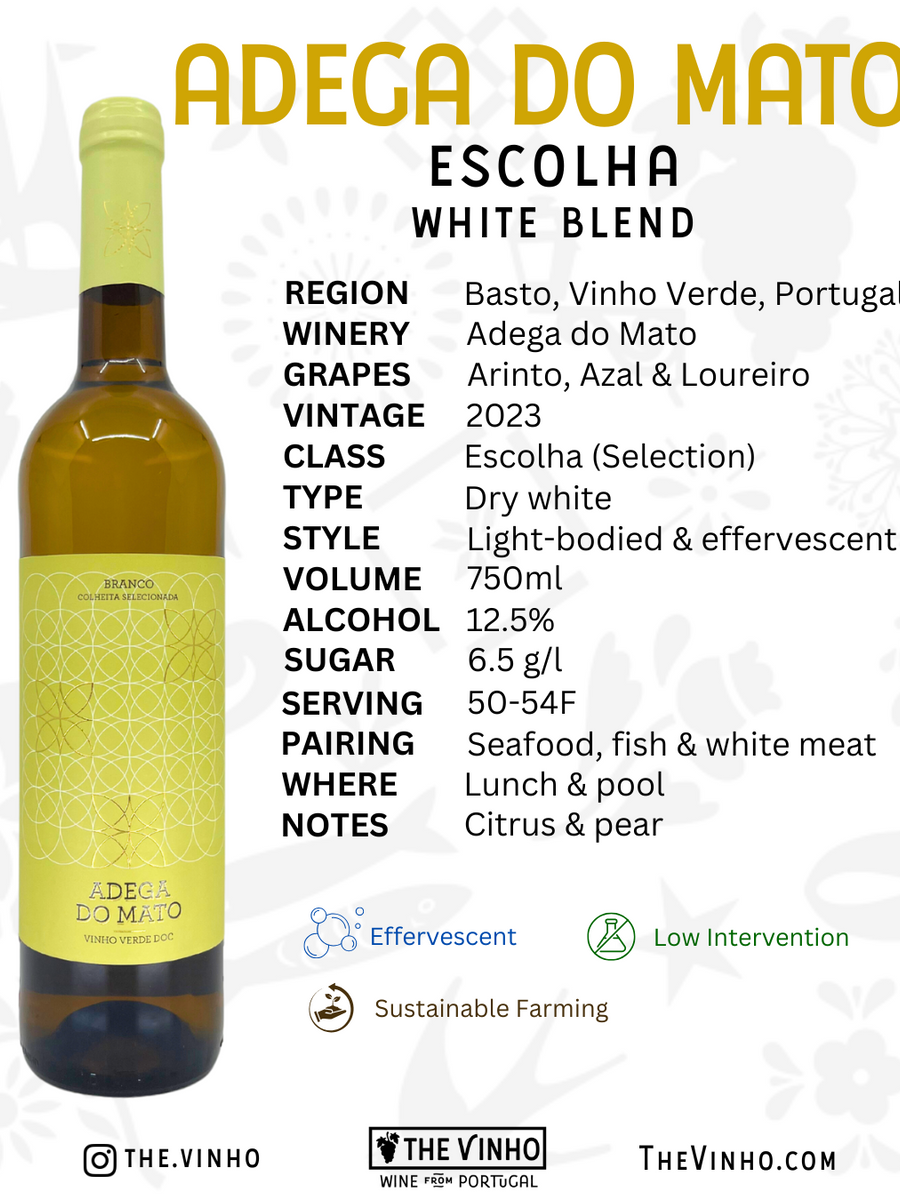 Adega do Mato Escolha White Blend 2023 - The Vinho