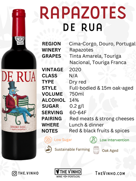 Rapazotes 'De Rua' Red Blend 2019