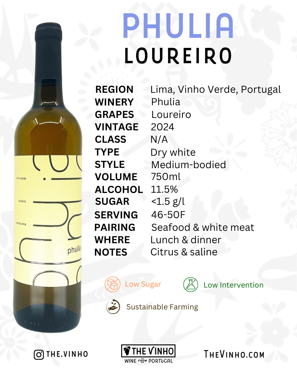 Phulia Loureiro White 2024 - The Vinho