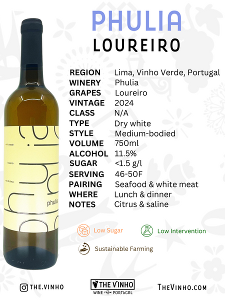 Phulia Loureiro White 2024 - The Vinho