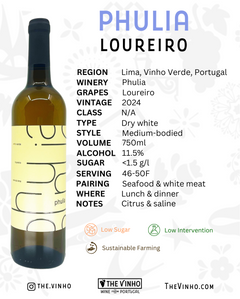  Phulia Loureiro White 2024 - The Vinho