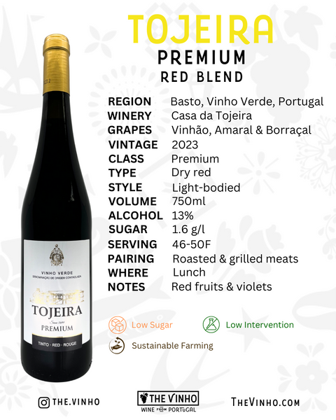 Casa da Tojeira 'Tojeira' Premium Red Blend 2023