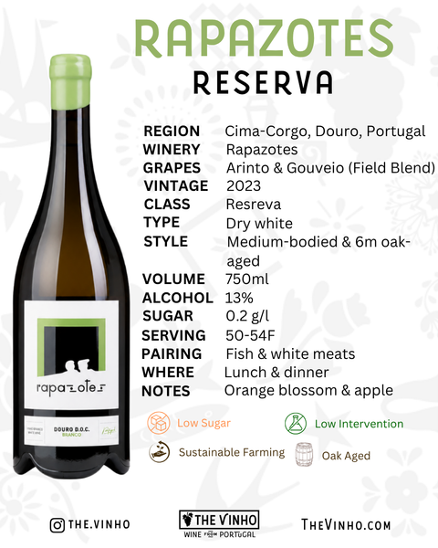 Rapazotes Reserva White Arinto & Gouveio 2023