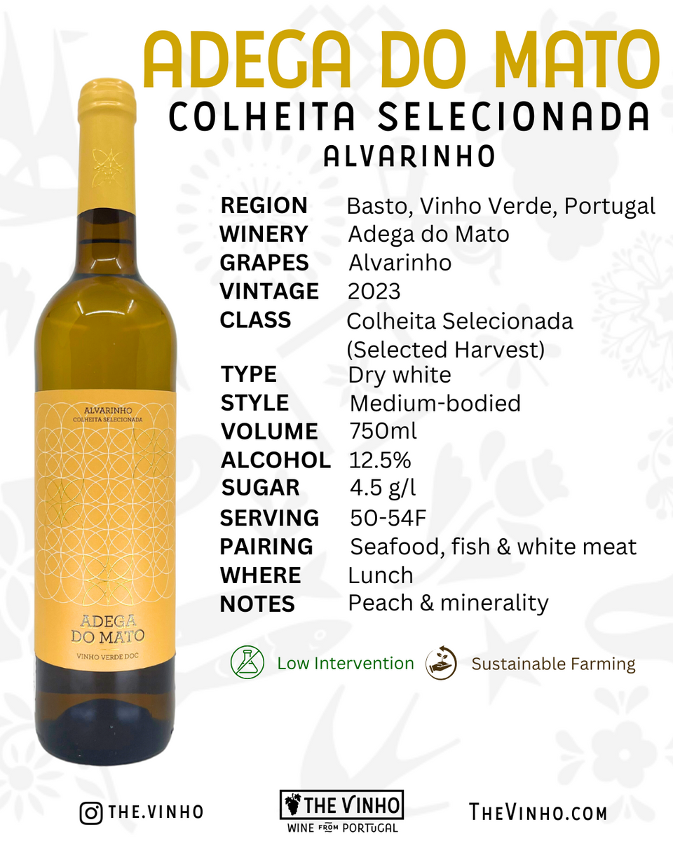 Adega do Mato Colheita Selecionada Alvarinho White 2023