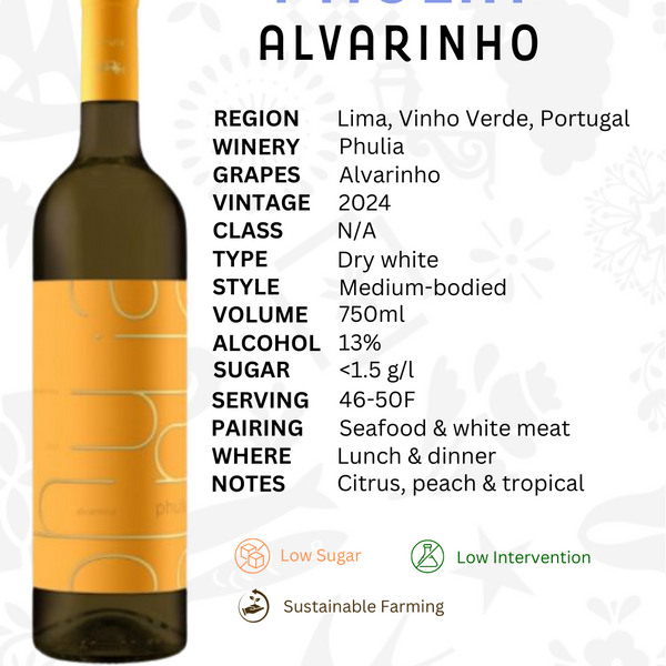 Phulia Alvarinho White 2024 - The Vinho