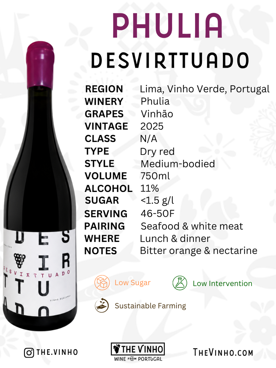 Phulia 'Desvirttuado' Vinhão Red 2025