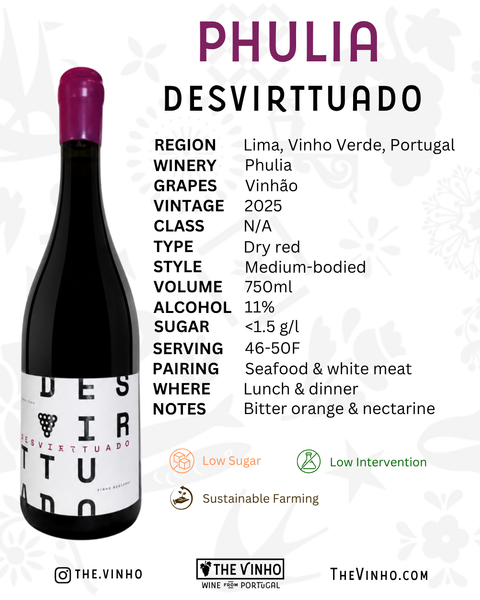 Phulia 'Desvirttuado' Vinhão Red 2025