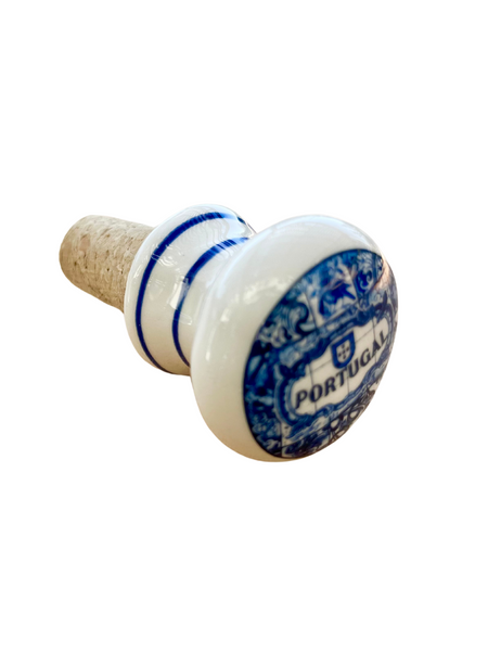 Azulejo Bottle Stopper - The Vinho
