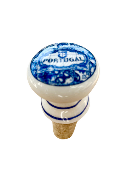 Azulejo Bottle Stopper - The Vinho