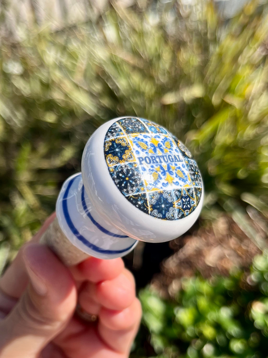 Azulejo Bottle Stopper - The Vinho