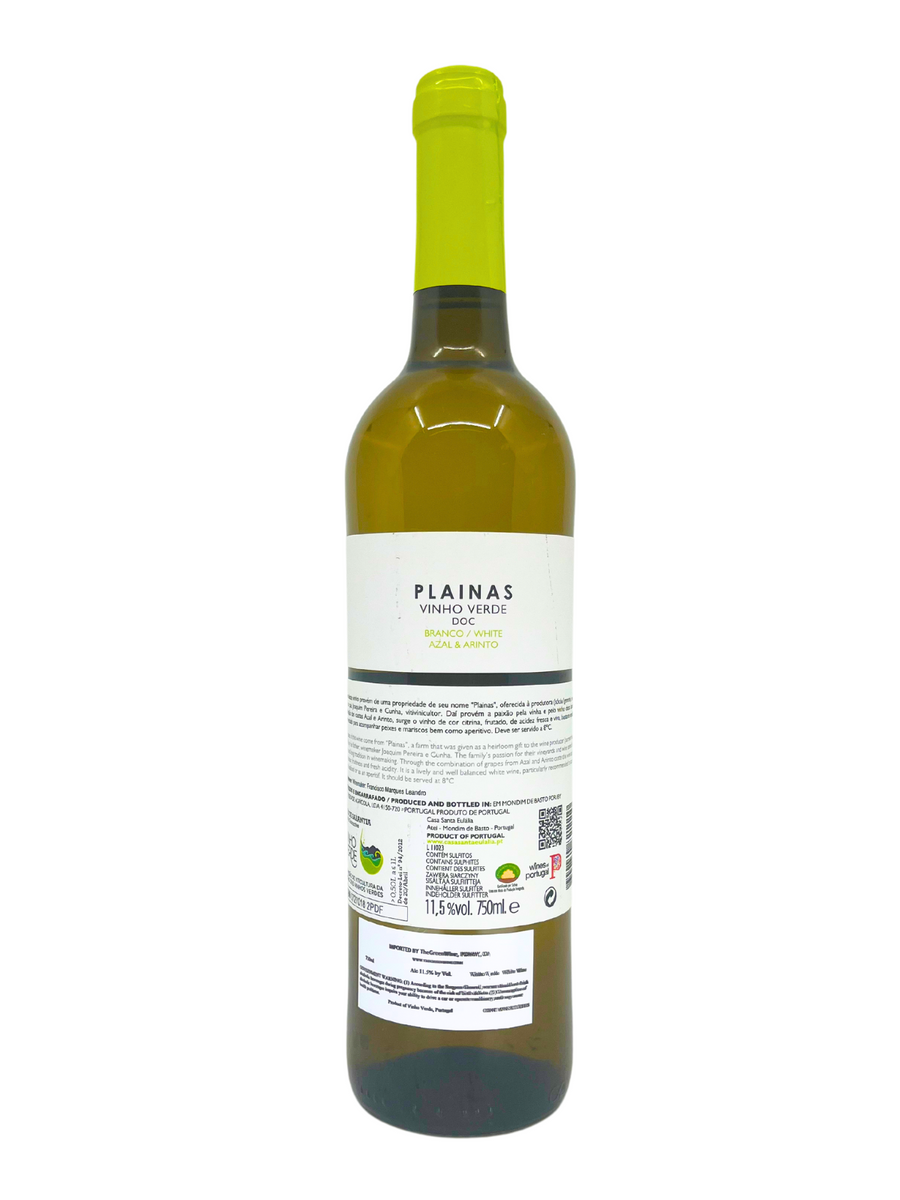 Casa Santa Eulália 'Plainas' Azal & Arinto White 2023 - The Vinho