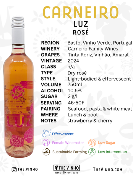 Carneiro 'Luz' Rosé Blend 2024 - The Vinho