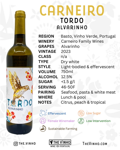 Carneiro 'Tordo' Alvarinho White 2023