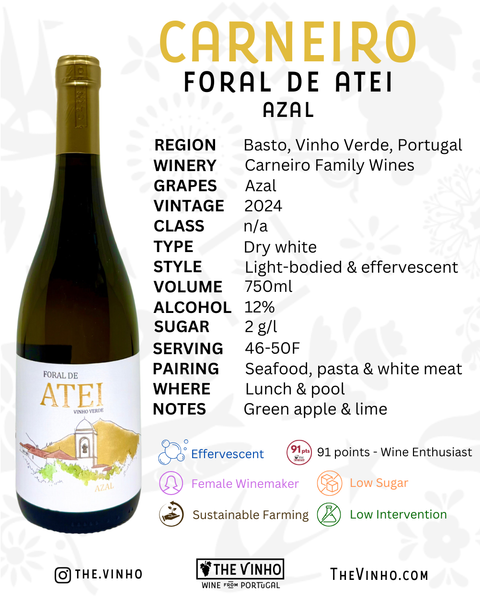 Carneiro 'Foral de Atei' Azal 2024 - The Vinho