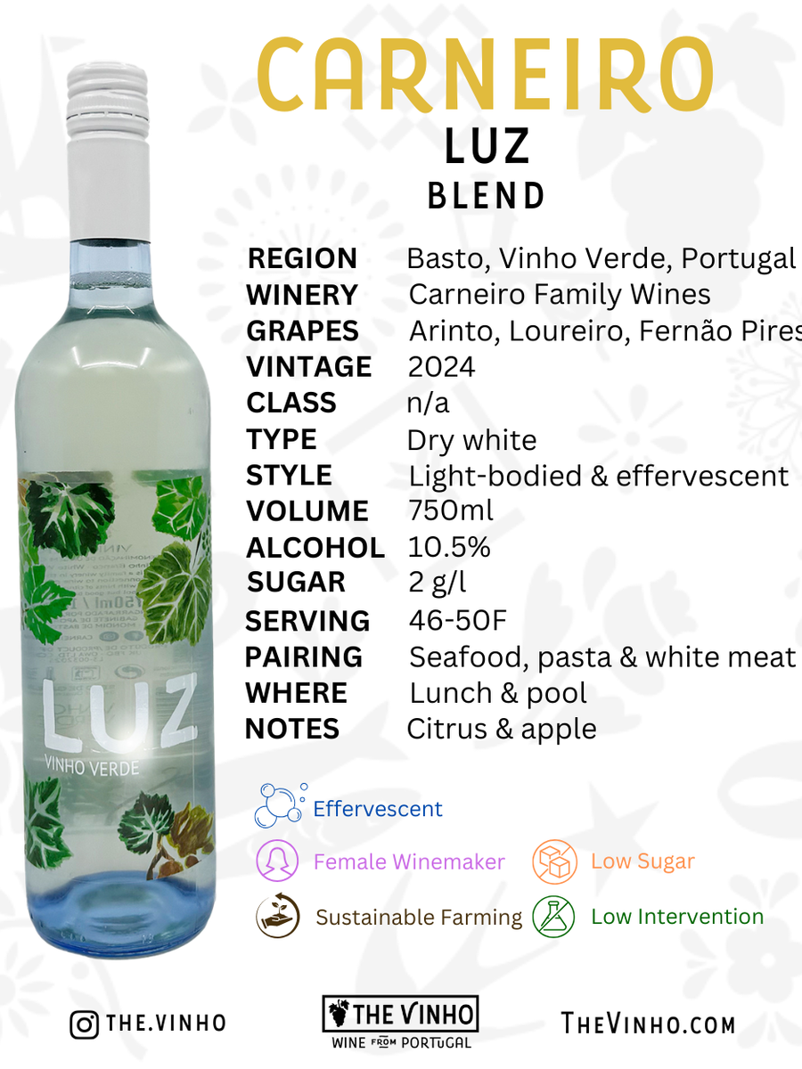 Carneiro 'Luz' Blend White 2024 - The Vinho