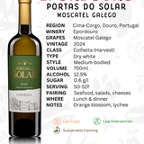 Epordouro 'Portas do Solar' Colheita Moscatel Gaelgo White 2024 - The Vinho