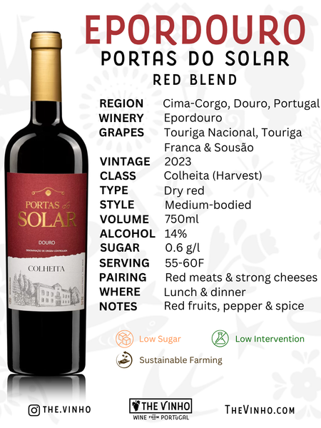Epordouro 'Portas do Solar' Colheita Red Blend 2023 - The Vinho