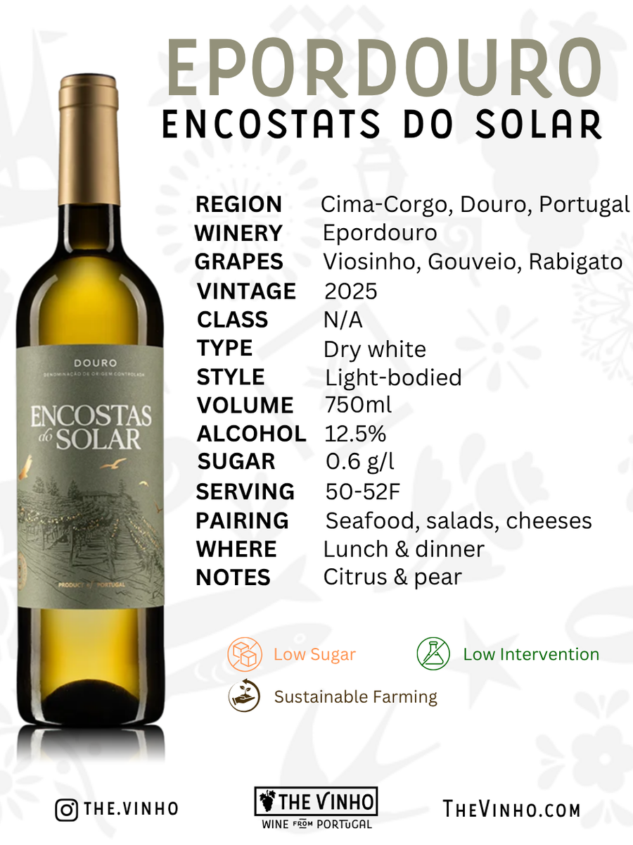 Epordouro 'Encostas do Solar' White Blend 2025
