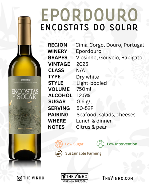 Epordouro 'Encostas do Solar' White Blend 2025