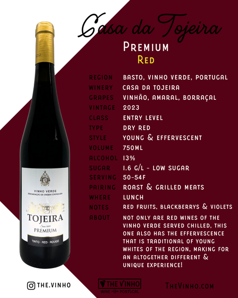 Casa da Tojeira 'Tojeira' Premium Red Blend 2023 - The Vinho