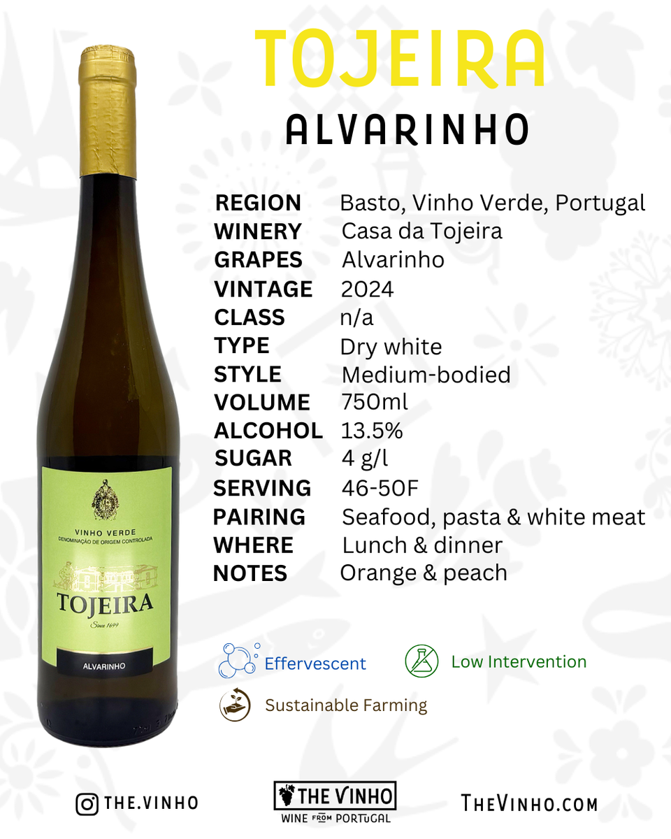 Casa da Tojeira 'Tojeira' Alvarinho 2024 - The Vinho