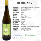 Casa da Tojeira 'Tojeira' Alvarinho 2024 - The Vinho