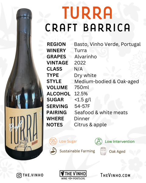 Turra Craft Barrica Alvarinho White 2022